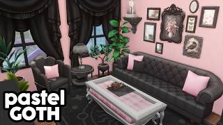 Pastel Goth Apartment // The Sims 4 Speed Build: Apartment Renovation