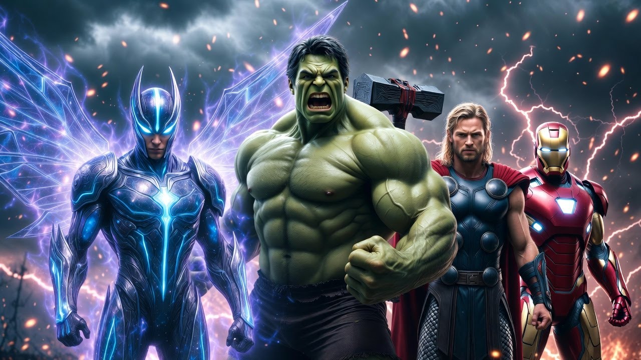 HULK IRON MAN BLUE BEETLE THOR | TILES HOP VIBES