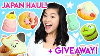 HUGE Japan Haul + RARE SQUISHY GIVEAWAY [CLOSED]! 💖 JAPAN EXCLUSIVE SQUISHIES!!