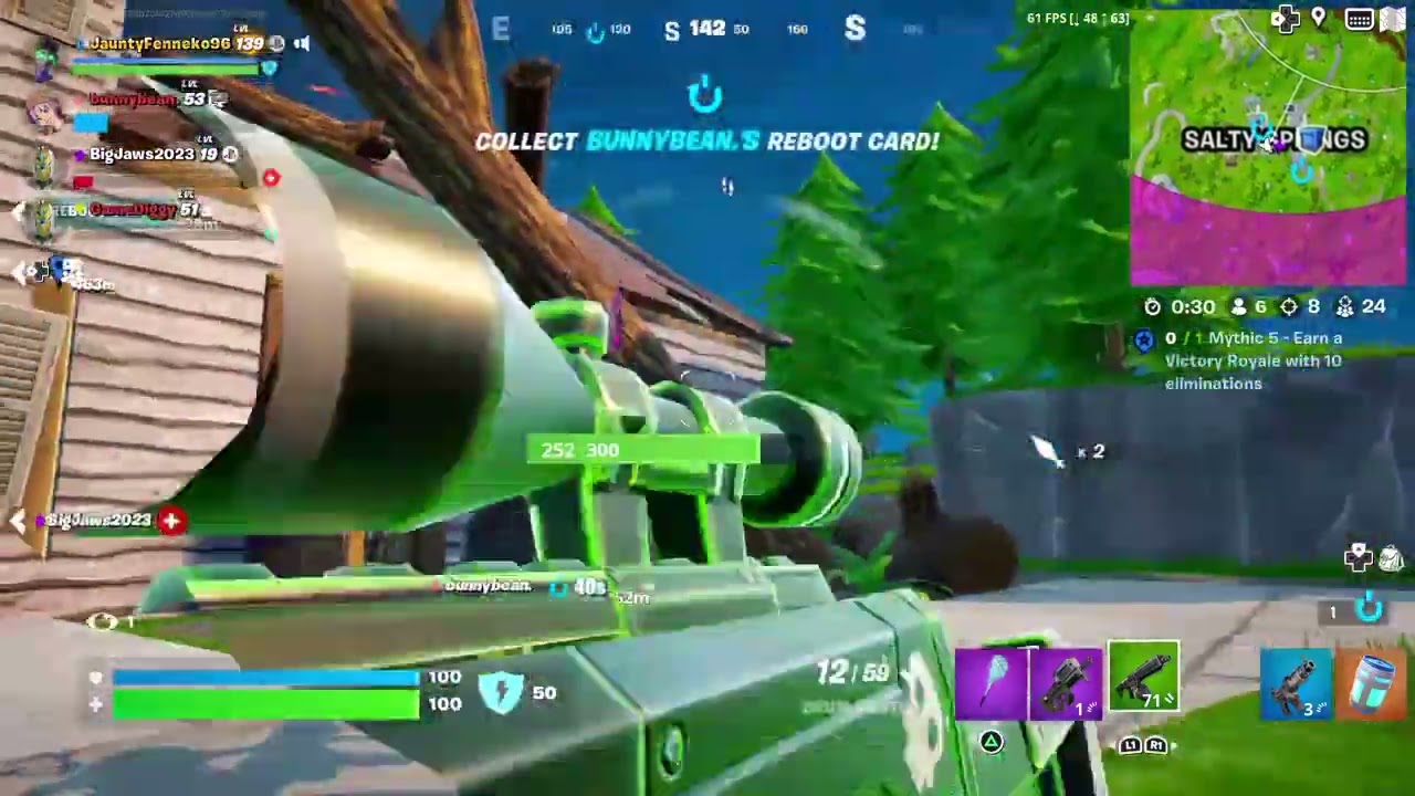 Fortnite clip - Junkrift Elimination (Minty Bomber)