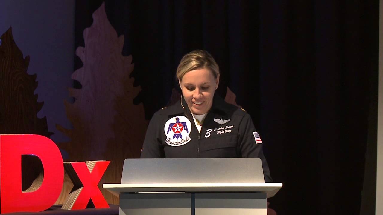 Dreaming beyond obstacles: Major Caroline Jensen at TEDxUOregon