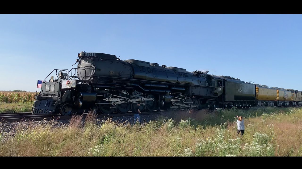 Union Pacific Big Boy 4014 Steam Locomotive Near Watseka, IL - YouTube