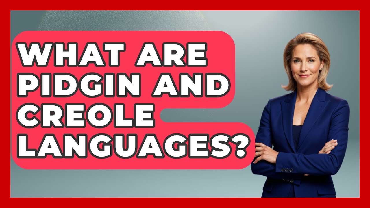 What Are Pidgin And Creole Languages? - The Caribbean Expert
