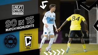 Details 90 in 15: Crown Legacy Football Club vs. Columbus Crew 2 | October 25, 2026 News