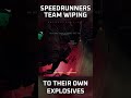 SPEEDRUNNERS DIE TO THEIR OWN EXPLOSIVE! #gtfothegame #speedrun #fail