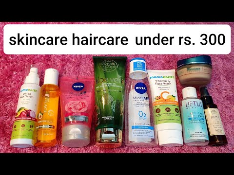 SKINCARE HAIRCARE PRODUCTS UNDER RS. 300 | DAILY USE PRODUCT FOR ALL WEATHER | RARA |