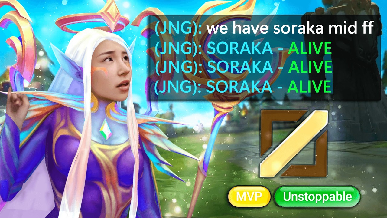 PLAYING SORAKA 🦄 MID TIL😭 I HIT 💥 CHALLENGER 💎 - YouTube