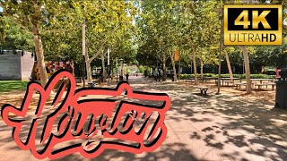 Discovery Green Houston Walking Tour 4K | Downtown Houston