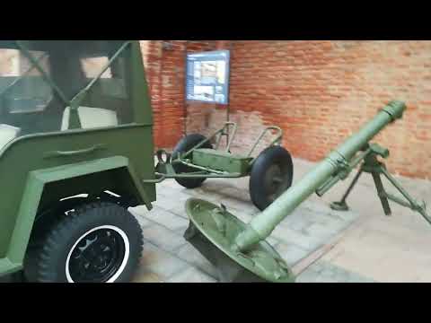 видео: Джип ГАЗ-67Б с 120мм. полковым миномётом времен ВОВ.