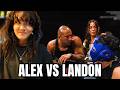 Cinna reacts to ALEX WASABI VS LANDON🥊