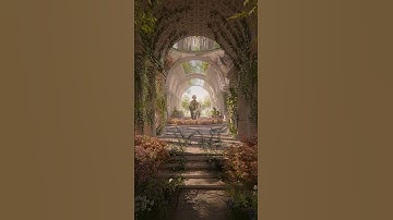 Viewport Vs Render.The Eternal Garden.#3dart#blender #blender3d #digitalart #aesthetic #art