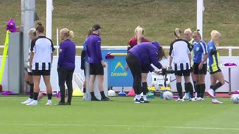 ENGLAND WOMEN: The Lionesses Train at St George's Park