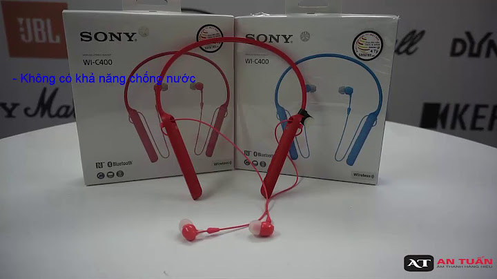 Đánh giá tai nghe không dây sony wi-c400 năm 2024