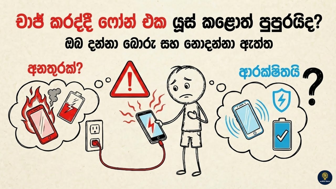 චාජ් එකේ ගහලා ෆෝන් එක යූස් කළොත් පුපුරයිද - ඇත්තම කතාව මෙන්න 😱 | Will it explode The Truth