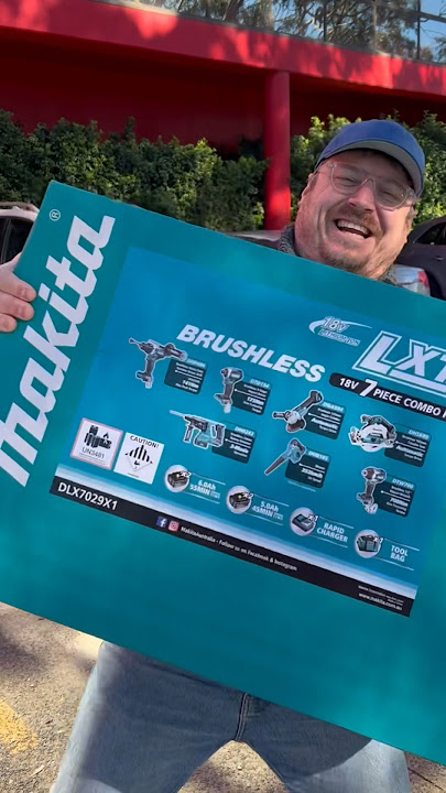 AWESOME VALUE👍 Makita 18V Brushless 7pce Combo Kit (DLX7029X1) #tools #makita