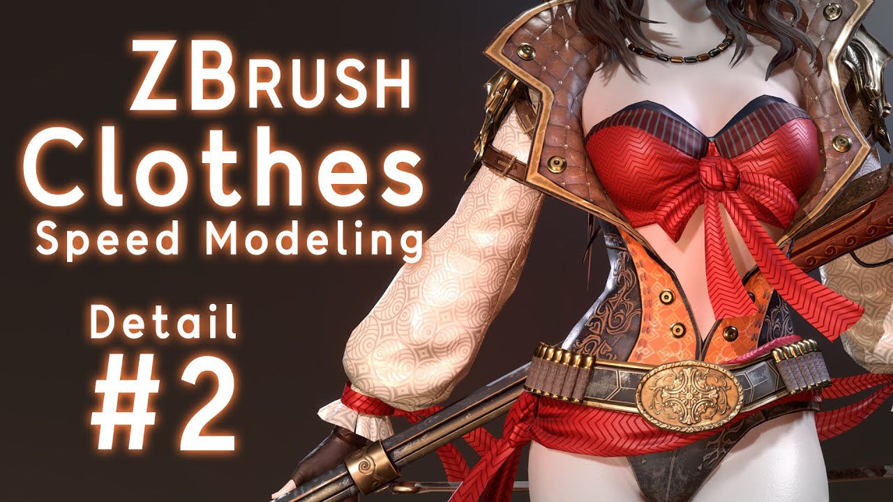 modeling clothes in zbrush