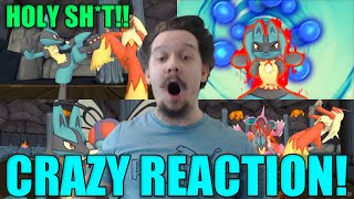 ACTION-PACKED INSANITY!! Crasher Reacts: Lucario VS Blaziken (Pokemon Battle) | DBX