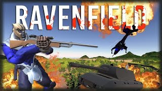 BATALHA DE THANOS, NAVES ESPACIAIS E ARMAS HORRÍVEIS!! - Jogando Ravenfield