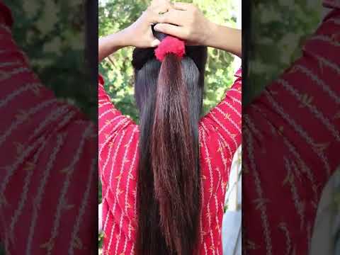 Double Ponytail Hairstyle #short #shorts #shortvideo