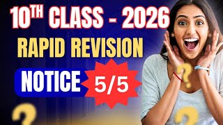 NOTICE WRITING IN 9 MINUTE I 10TH CLASS ENGLISH RAPID RIVISION I GET 5 OUT OF 5 EASILY