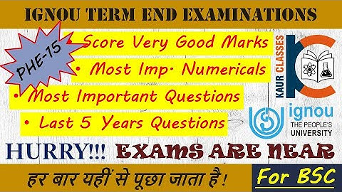 PHE-15 | Most Imp. Questions | Part-1 | Astronomy and Astrophysics | TEE | BSC | Physics | IGNOU |