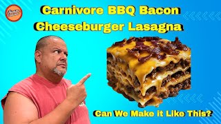 Forget Pizza! This Carnivore Barbeque Bacon Cheeseburger is a HUGE WIN!