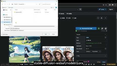 Install LoRA Models in Stable Diffusion Automatic1111