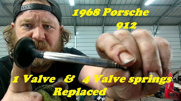 (PT:6) 1968 Porsche 912 1600cc valve replacement tear down and reassembly