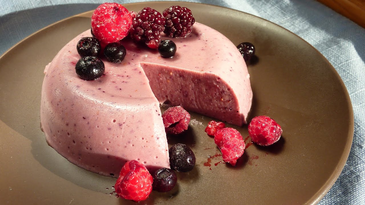 Receta Gelatina de Berries sin lácteos/Recipe Dairy free Berries Jello YouTube