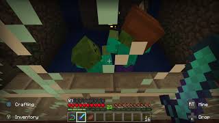 Minecraft Zombie XP Farm with Villager Market screenshot 4