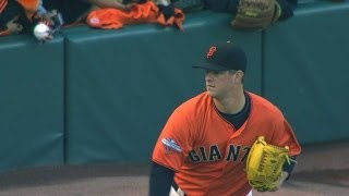 ATL@SF: Cain twirls eight solid innings, Ks seven