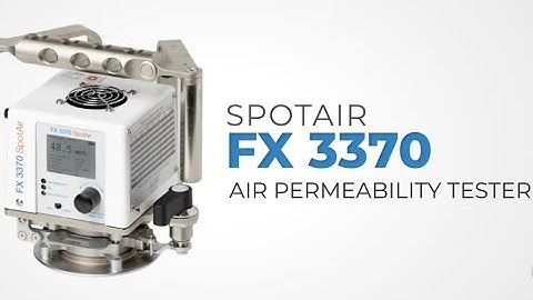 FX 3370 Air Permeability Tester SpotAir | Textest | Flexitest