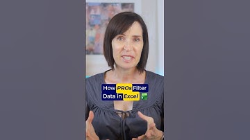 How Excel PROs Filter Data (FILTER Function)