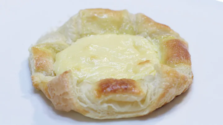 Delicious Homemade Cheese Danish with Puff Pastry