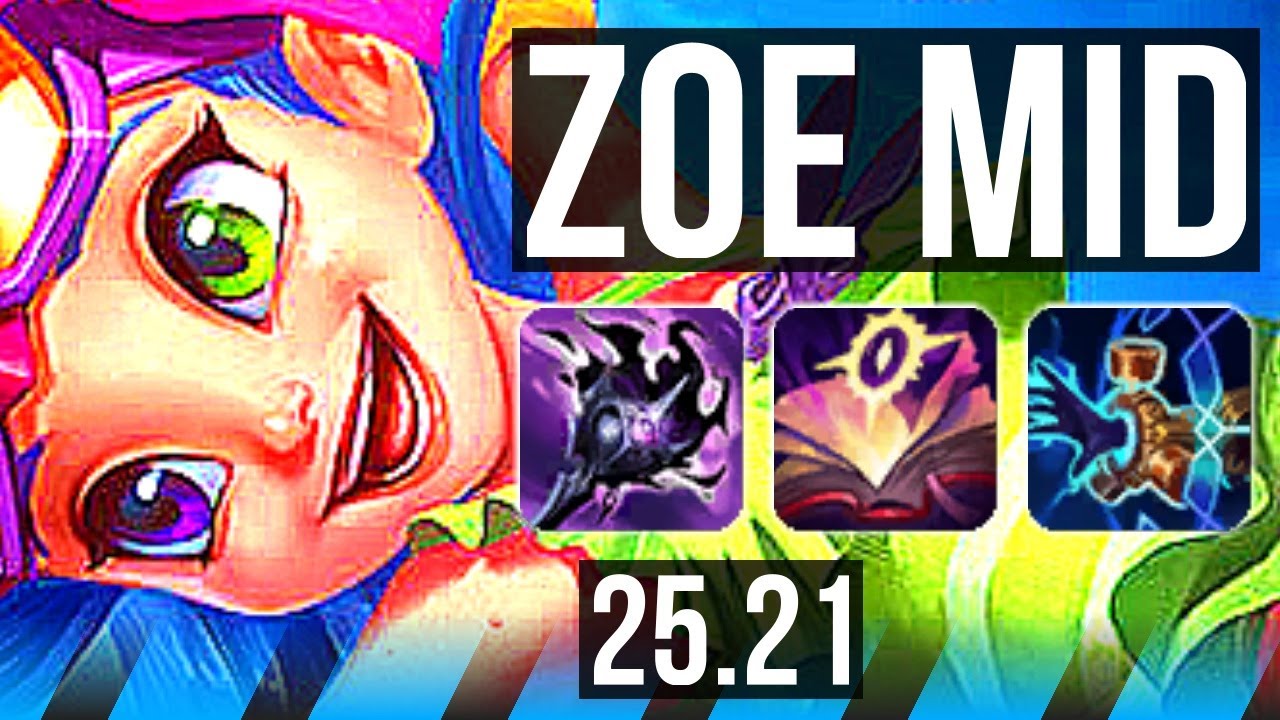 ZOE vs YONE (MID) | 7/1/11, Godlike | KR Challenger | 25.21