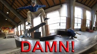 Crazy Gap - Perfect Kickflip and a Horrible Slam!