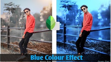 Snapseed Amazing Blue Tone Effect Editing Tutorial || Blue Tone Photo Editing