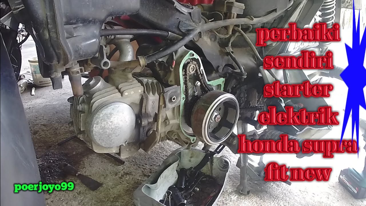 MEMPERBAIKI DOBEL STARTER SUPRA FIT NEW