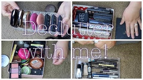 Declutter my vanity with me! part 2!