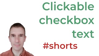 Nicer HTML checkboxes and radios #shorts