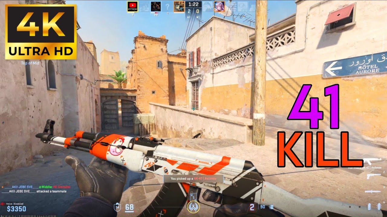Counter Strike 2 Record Gameplay 4K (No Commentary) 41 KILL !!! - YouTube