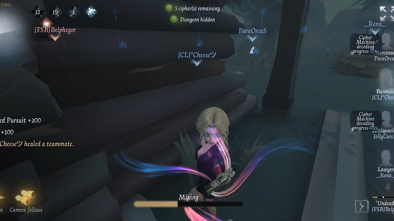 5 Cipher Kite Againts Badge A Percy | Identtiy V