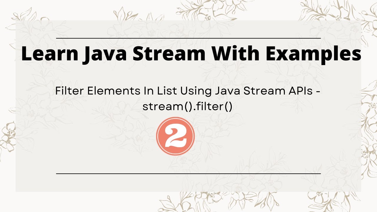 Stream api в java