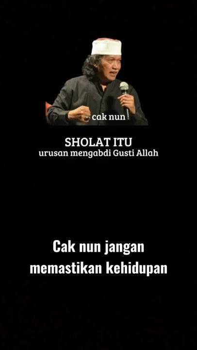 cak nun jangan memastikan kehidupan#caknun#wejanganurip#caknunterbaru2022#ngajicaknun#shorts#viral