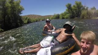 Tubing in the Salt River 2016