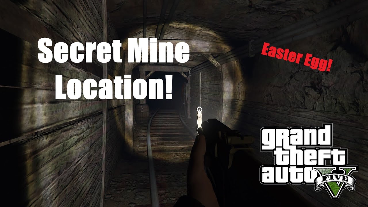GTA V Secret Mineshaft Location! YouTube