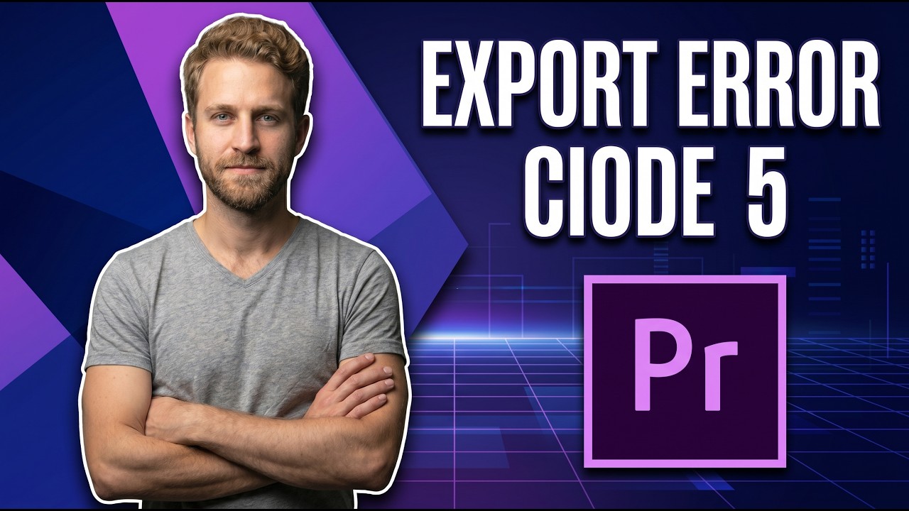 Premiere Pro Export Error Code 5 (Easy Fix Guide) - YouTube