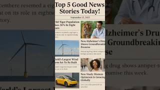 Top 5 Good News Stories Today! (September 15, 2025)