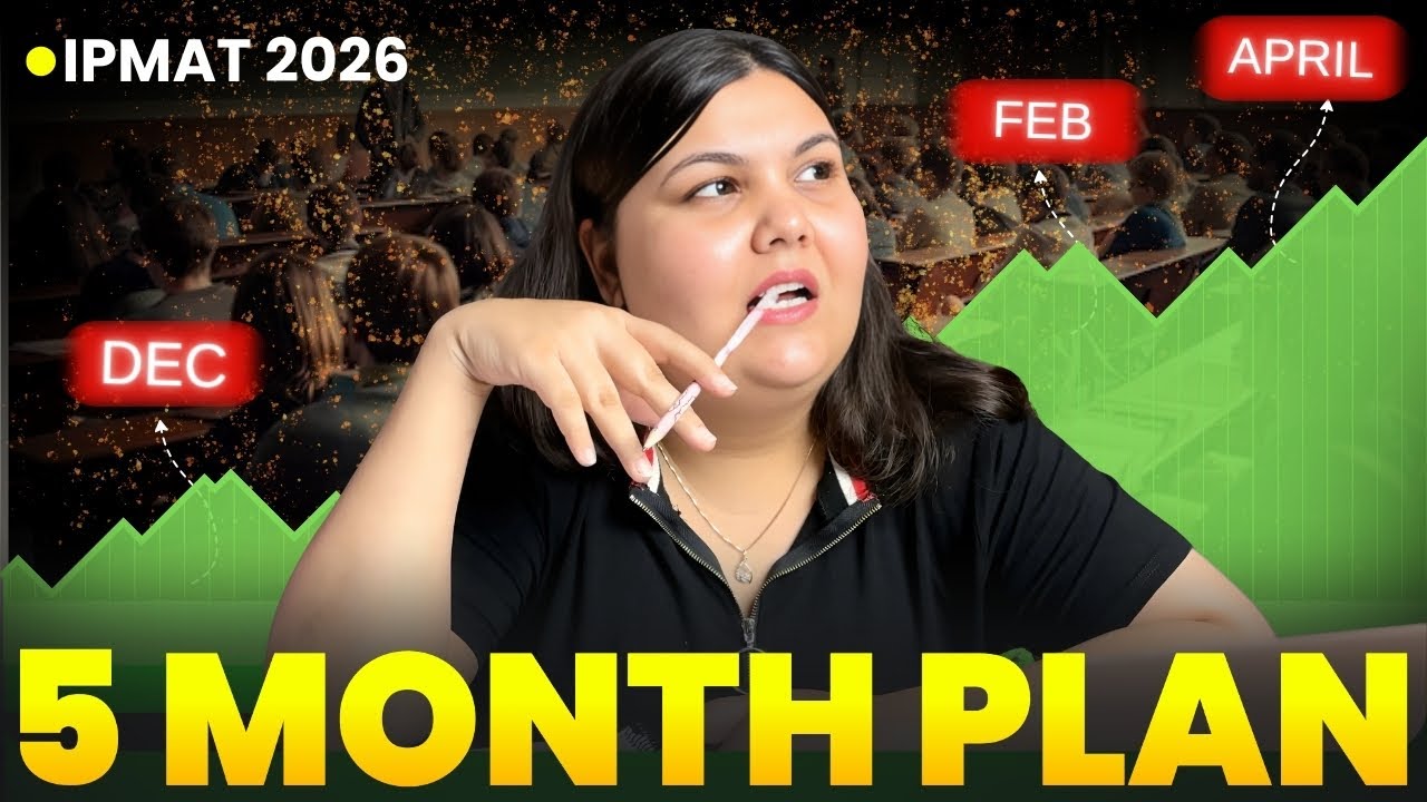 IPMAT 2026: 5 Month Study Plan to Crack IIM Indore - YouTube