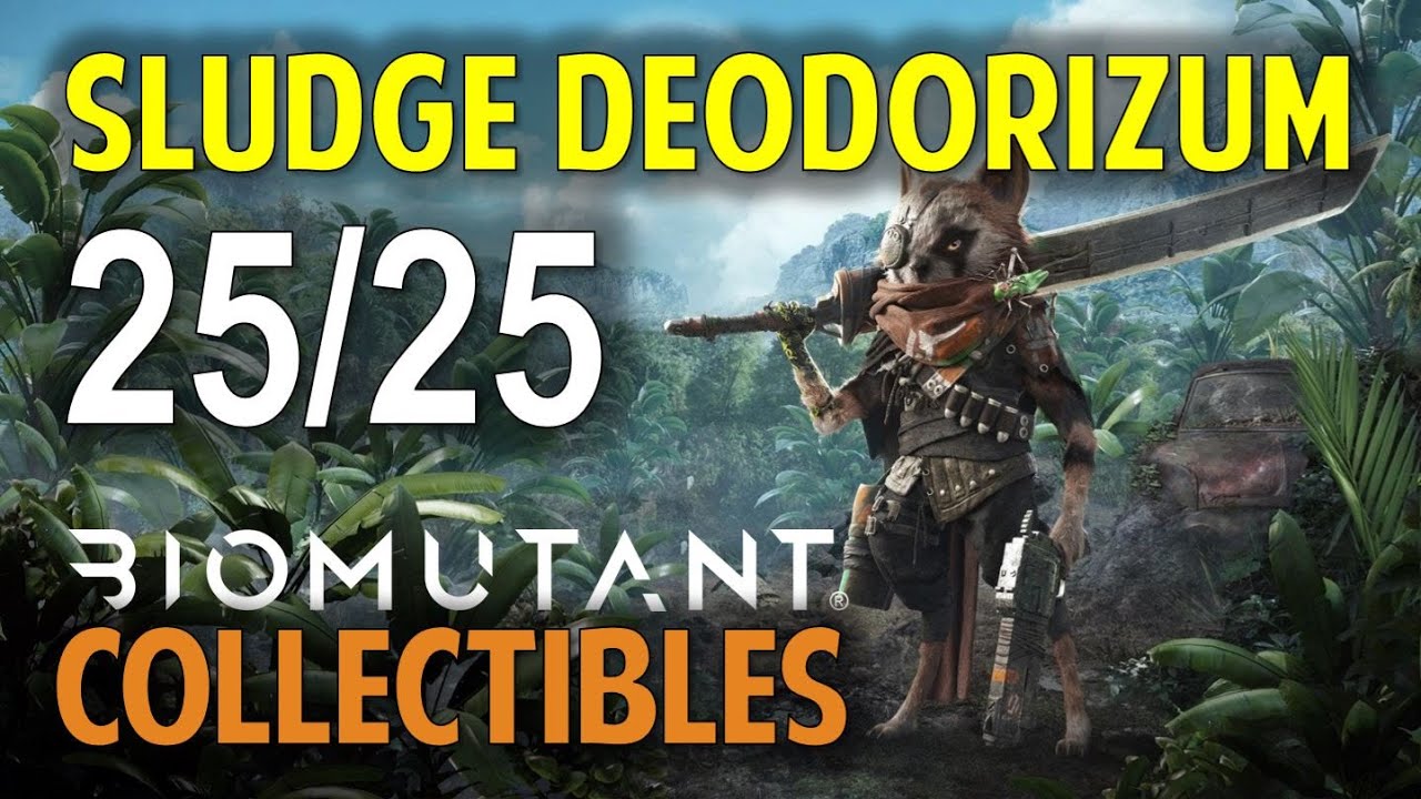 Sludge Deodorizum: Superb Loot & Area Objectives | Sludge Deodorizer | Biomutant Collectibles Guide